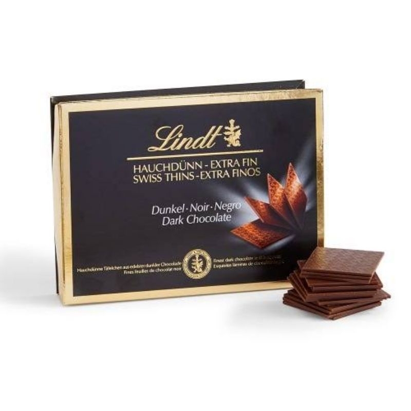 

Lindt thins dark chocolate 125 gram