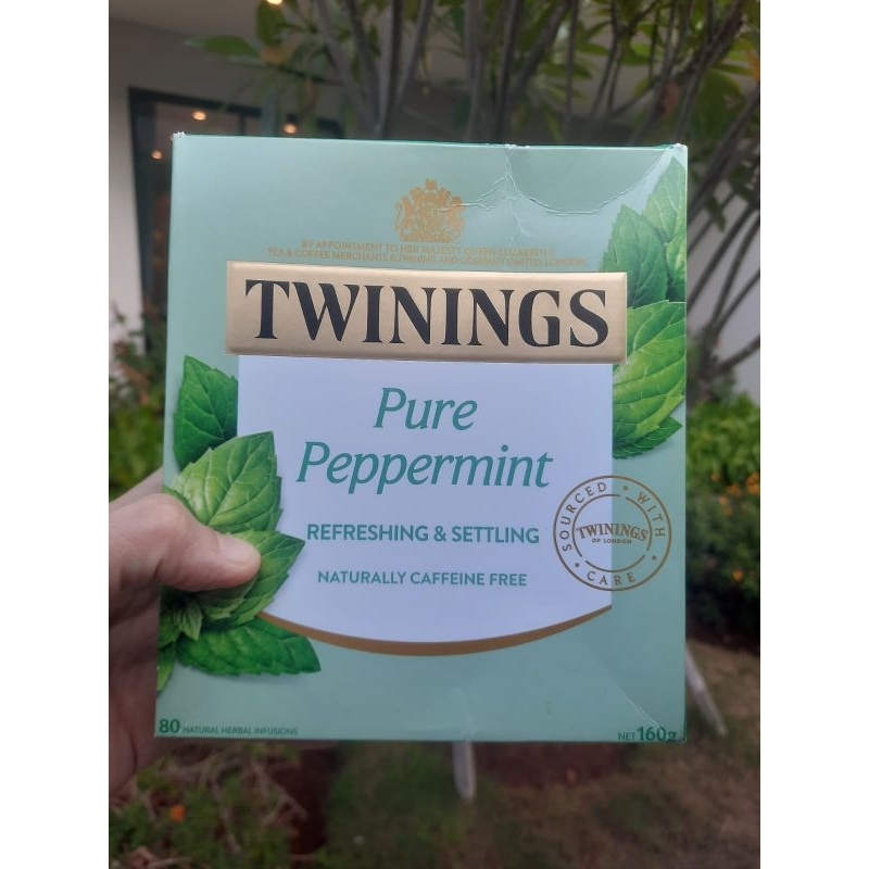 

Twinings tea pure peppermint 80.pcs