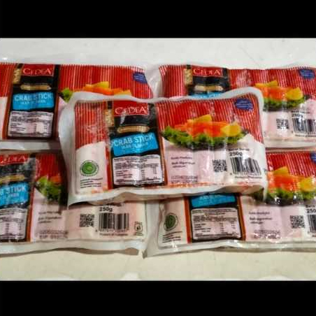 

CRAB STICK CEDEA 250R ISI 16 HALAL STIK KEPITING