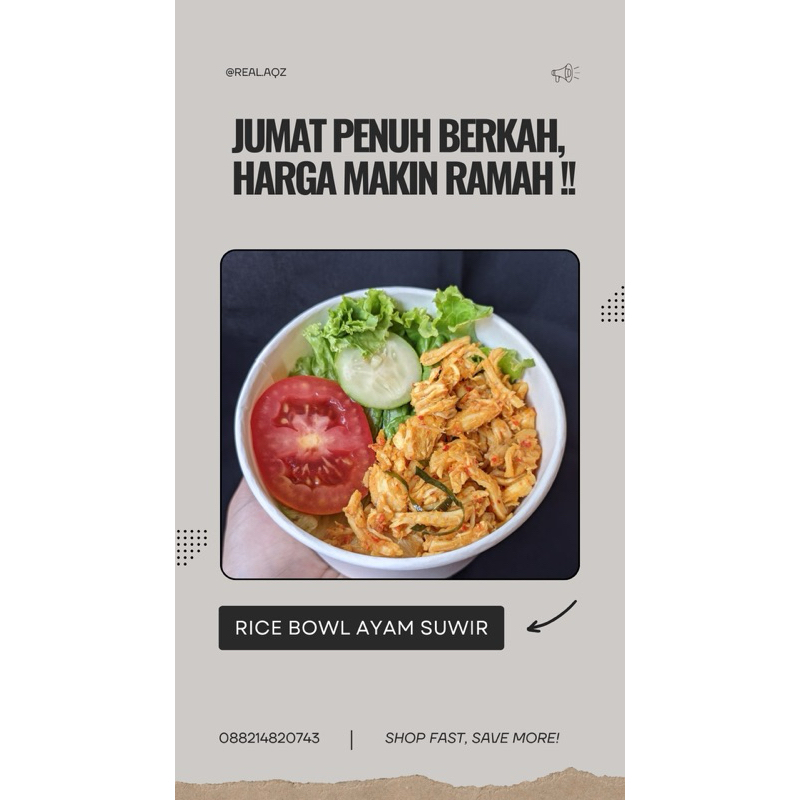 

RICE BOWL JUMAT BERKAH