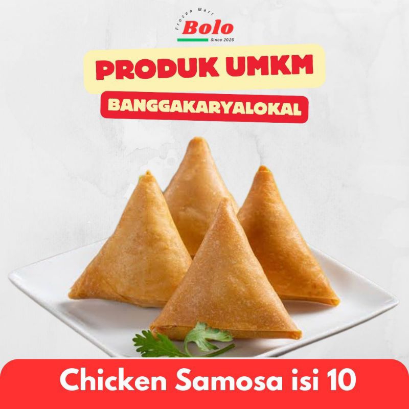 

Chicken Samosa Frozen isi 10pcs