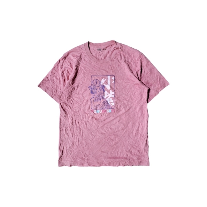 kaos oblong one piece x uniqlo ( komurasaki oden )