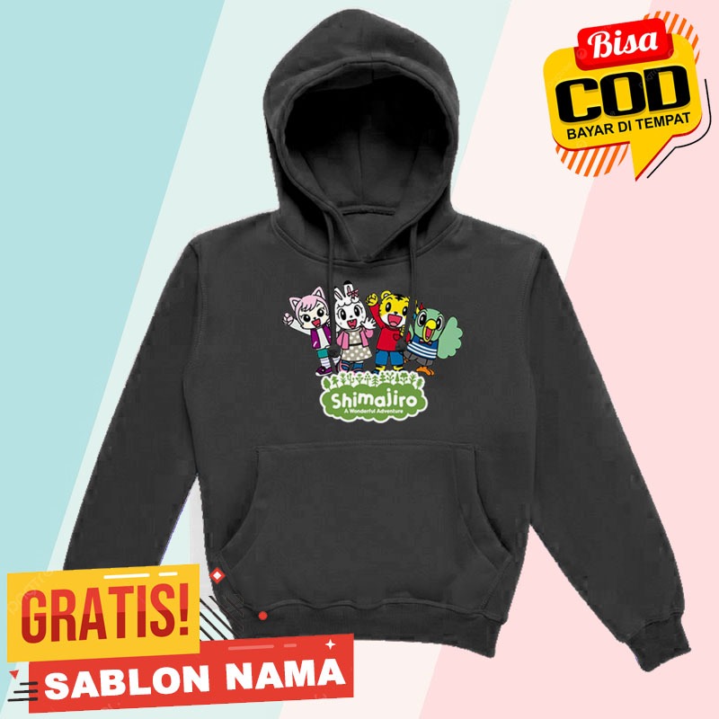 Hoodie Anak Shimajiro / Jaket Anak Laki Laki & Perempuan Shimajiro