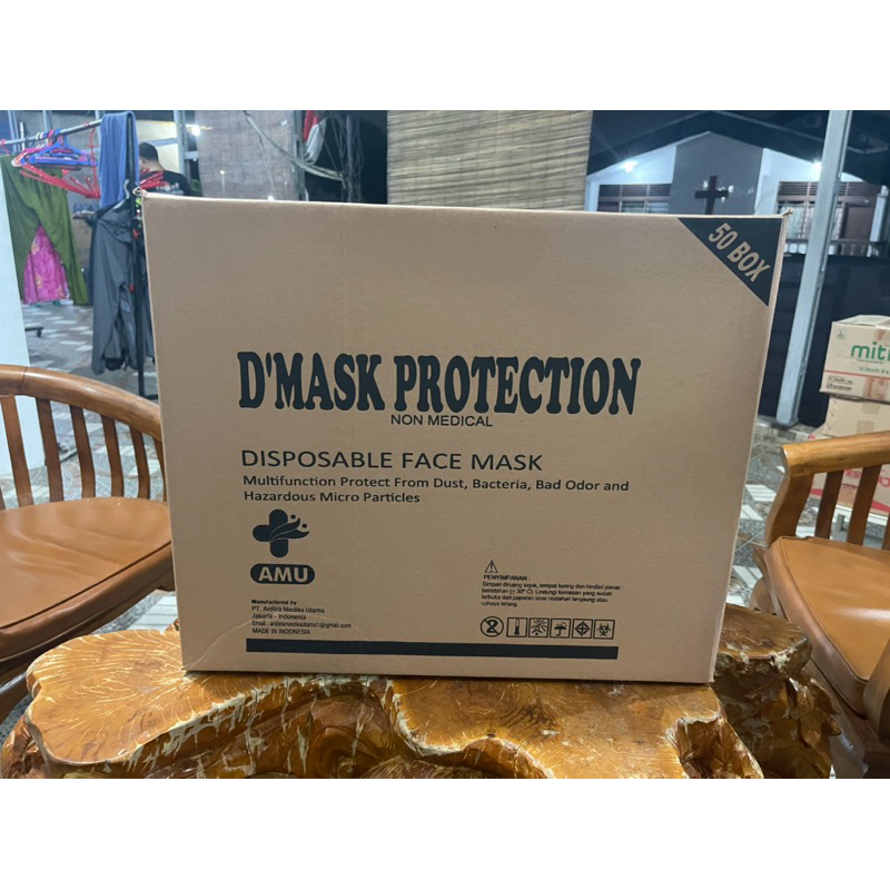 

Kardus 52 cm x 39 cm x 34 cm (800) Bekas D Mask P Single Wall