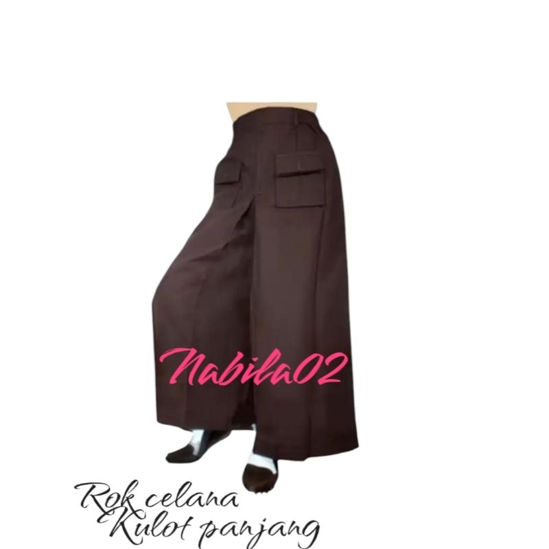 rok celana kulot panjang pramuka sd anak perempuan