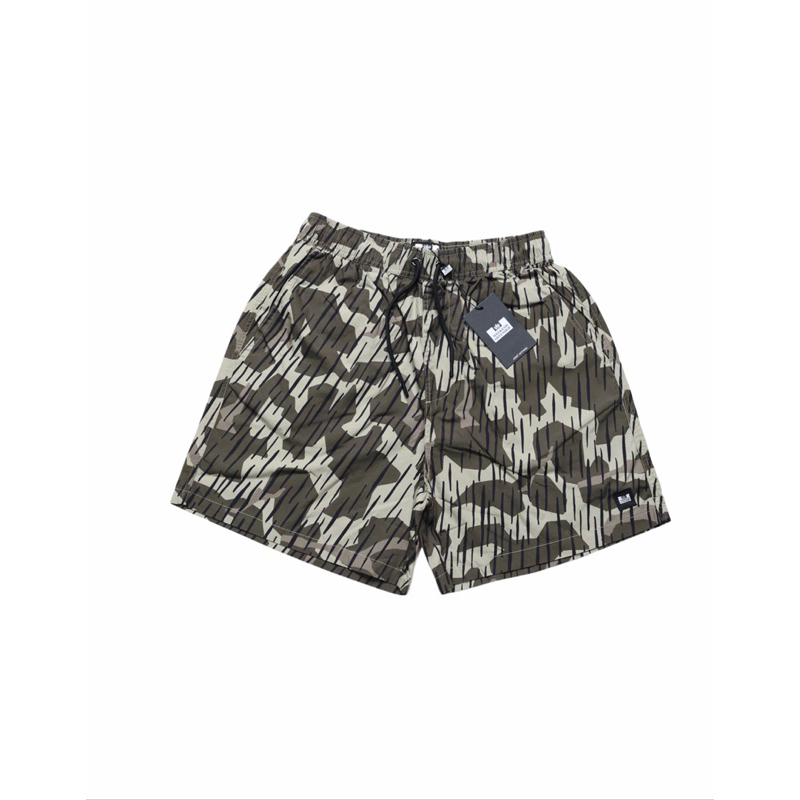 Weekend Offender Anzio Camo Shorts castle green