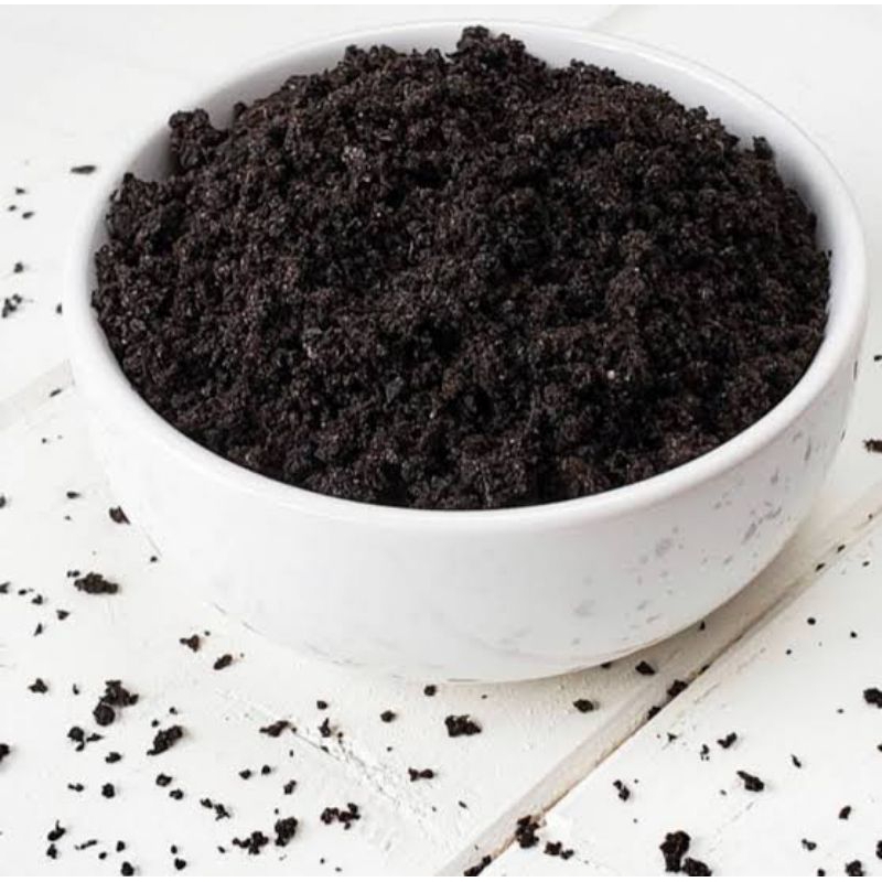 

bubuk Oreo halus 1 kg & 500gr untuk toping makanan dan minuman