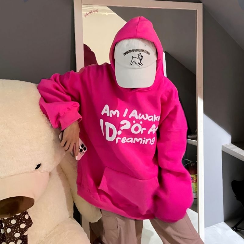 Jaketin Aja - Hoodie Pria Wanita Big Size ( S - 6XL ) Jaket Oversized AWAKE OR DREAMING M L XXL XXXL