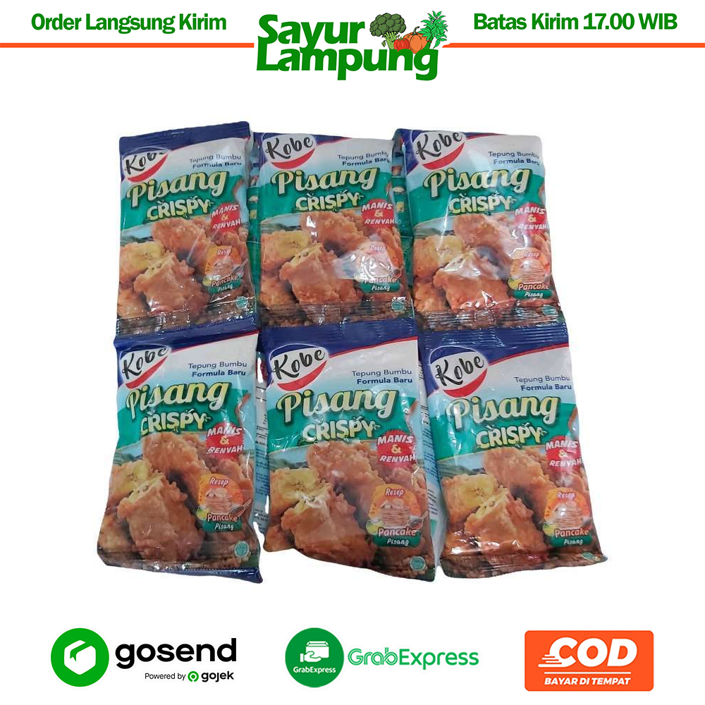 

Kobe Tepung Pisang Crispy 70 Gr (1 Renceng) - Sayur Lampung