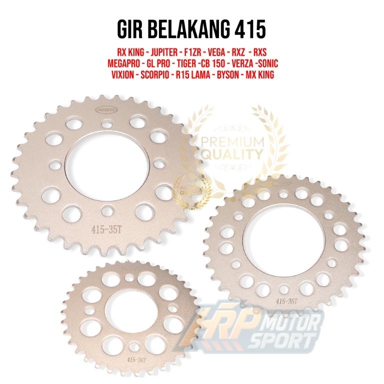 GEAR GIR BELAKANG FIT NEW REVO KHARISMA SUPRA X 125 BLADE JUPITER VEGA RX KING MX KING VIXION F1ZR R