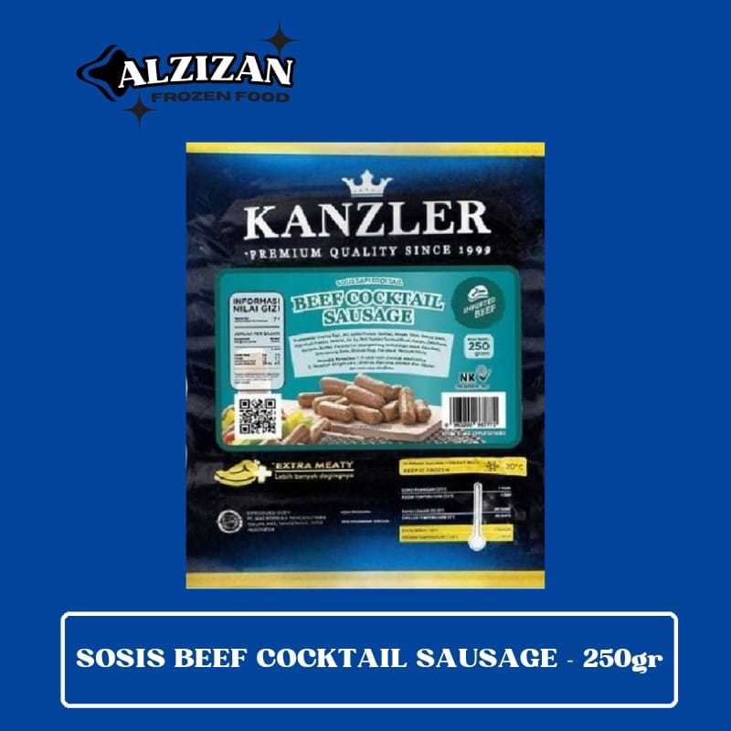

Kanzler Beef Cocktail Sausage 250gr Isi 21 pcs