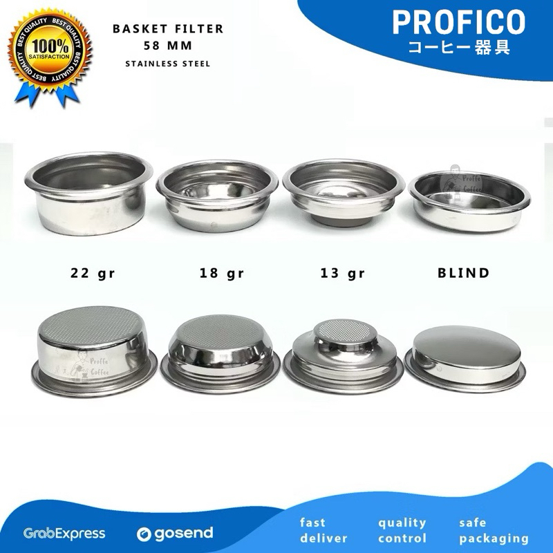 basket 58 mm Basket nonpressure Portafilter basket 58mm no pressure basket