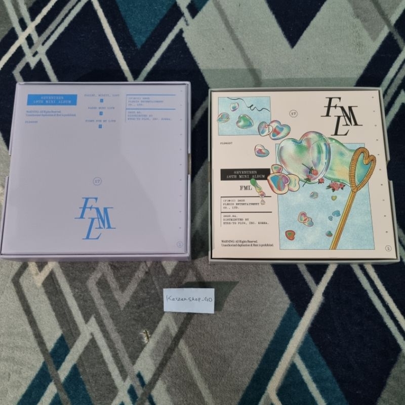 Seventeen Album FML Deluxe ver. & Carat ver. Jeonghan