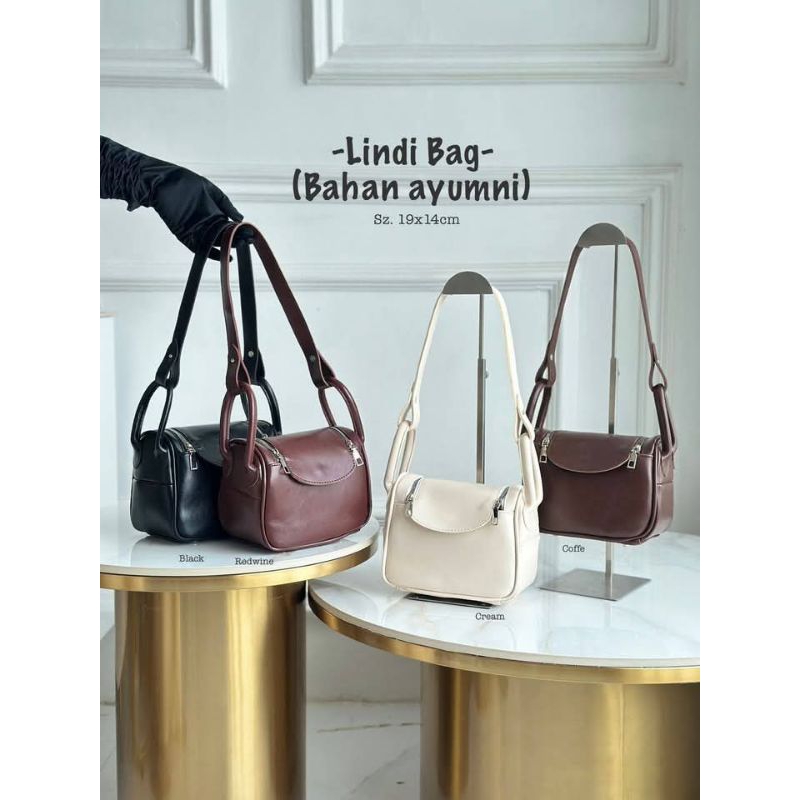 IIS OFFICIAL - LINDI BAG TERBARU PREMIUM / LEATHER MODIS KEKINIAN / SLINGBAG / HANDBAG