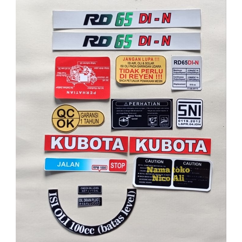 

stiker rd 65 di-n