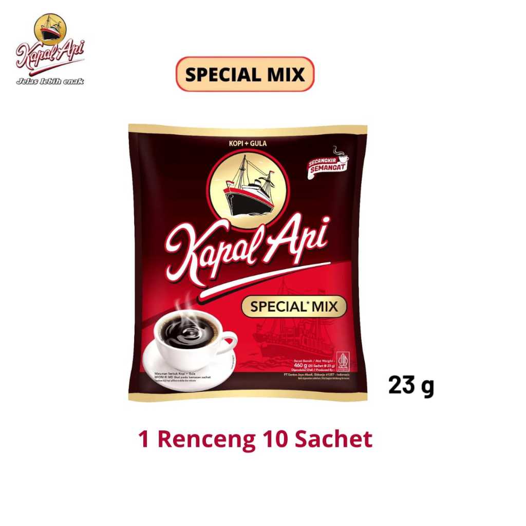 

Kapal Api special Mix 1 Renteng (10 x 23 gr)