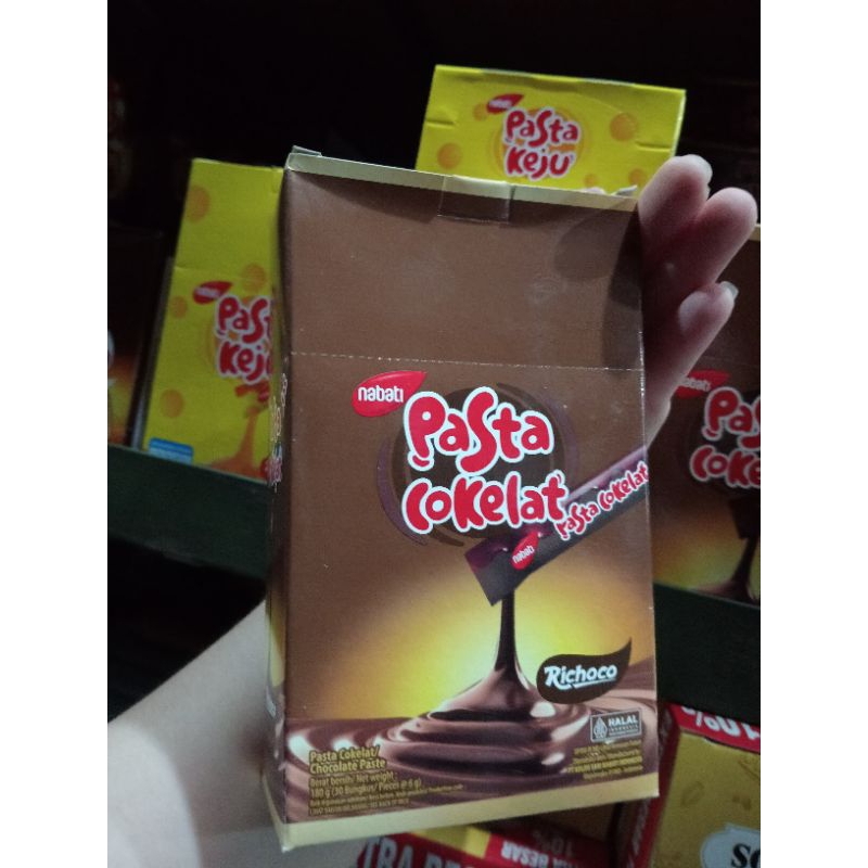 

Nabati Pasta Keju / Pasta Coklat Box isi 30pcs