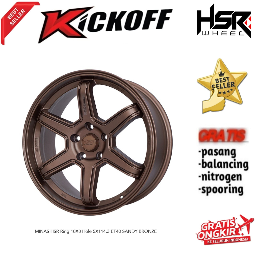 VELG MOBIL HSR ORIGINAL TE37 TOKYO RING 18 BISA BUAT MOBIL ALPHARD MAZDA5CRV DLL