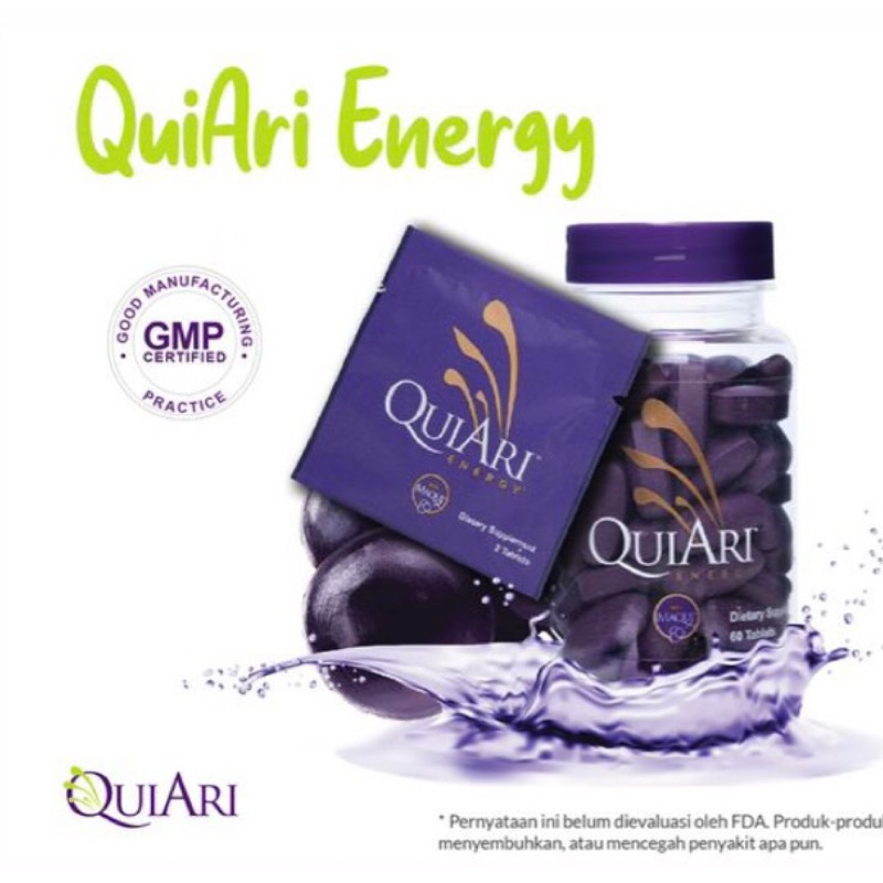 Quiari Energy 60 kapsul readystock