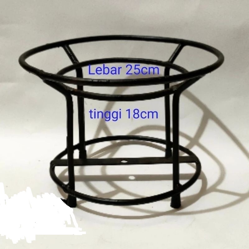 BEHEL BESI BULAT / TATAKAN KOMPOR SMAWAR / TEMPAT KOMPOR MAWAR API NYEMBUR MAKASSAR GOWA