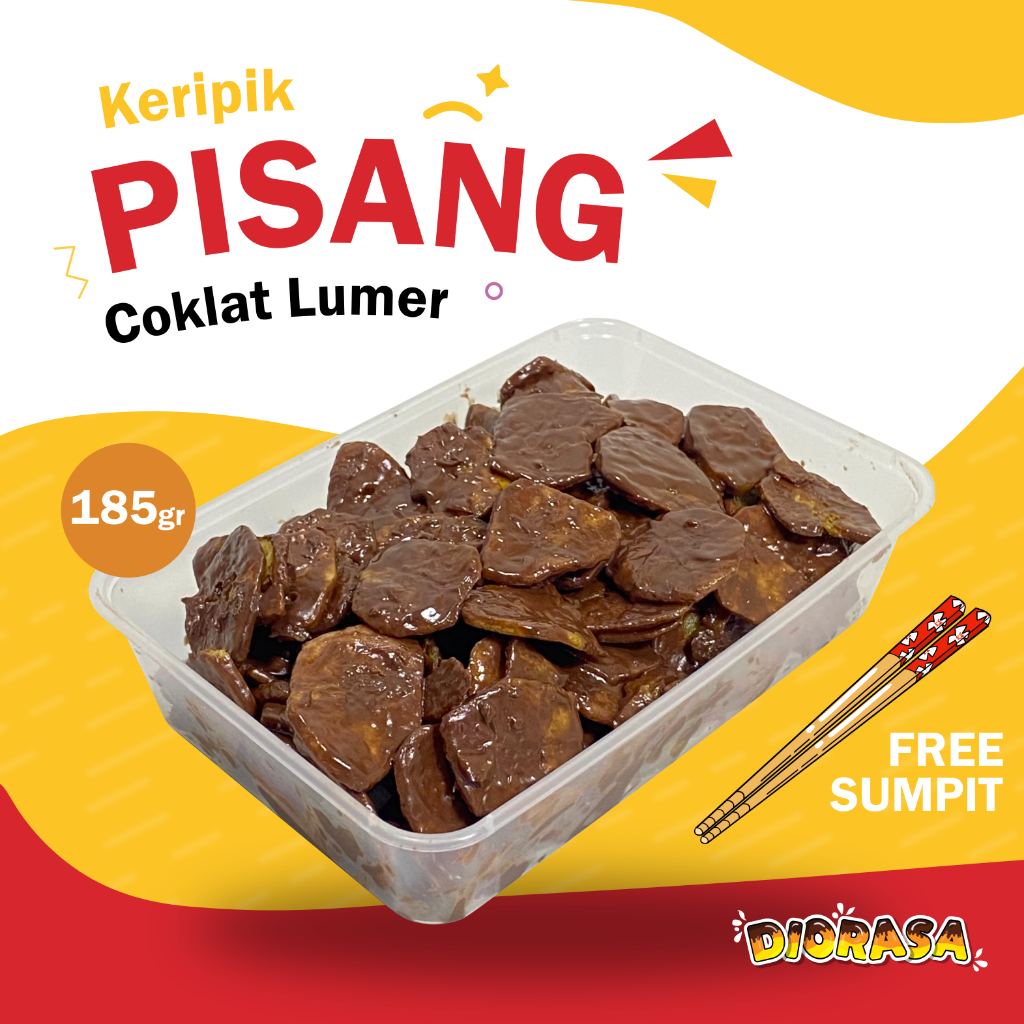

KERIPIK PISANG COKELAT LUMER 175 GRAM