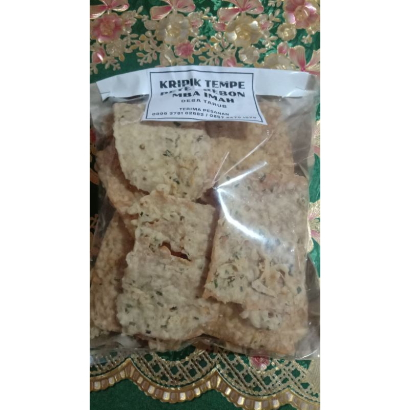 

Kripik tempe kriuk tanpa pengawet 250 gr