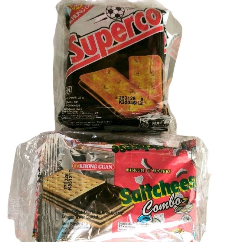 

Khong Guan Superco. Saltcheese combo /10pcs