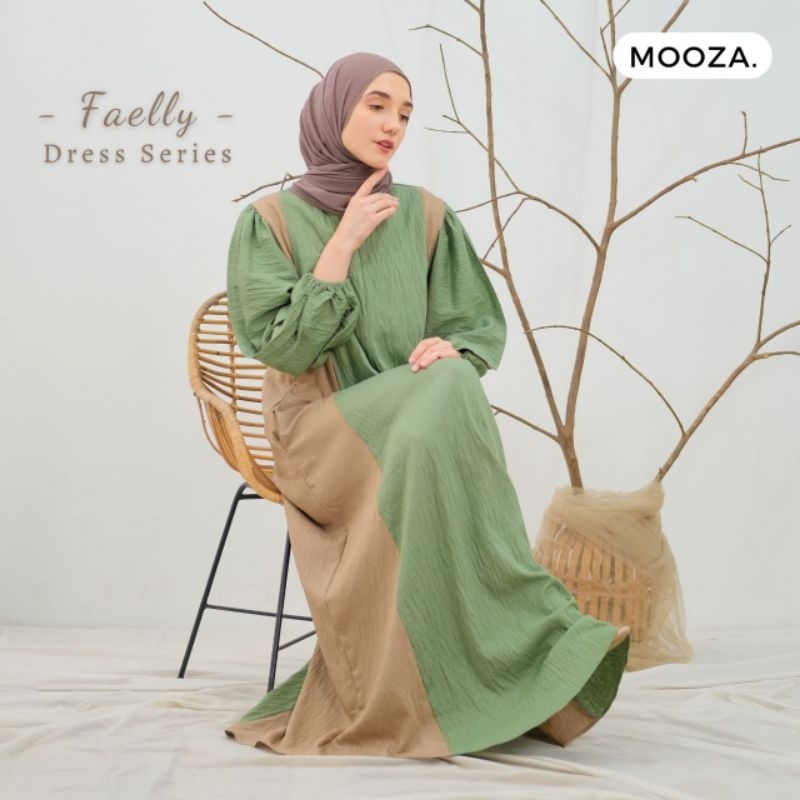 Dress Faelly Bahan Polo Linen HQ - SV