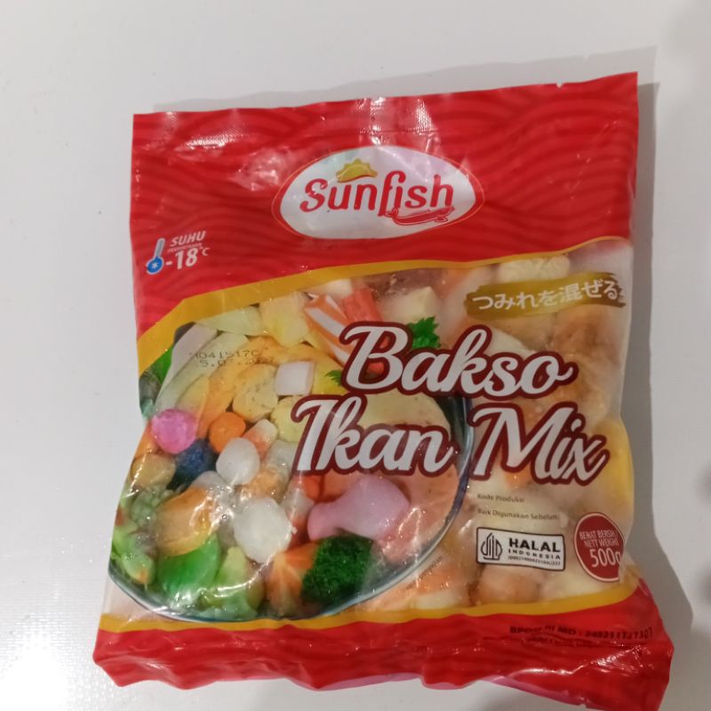 

Sunfish bakso ikan mix 500gr