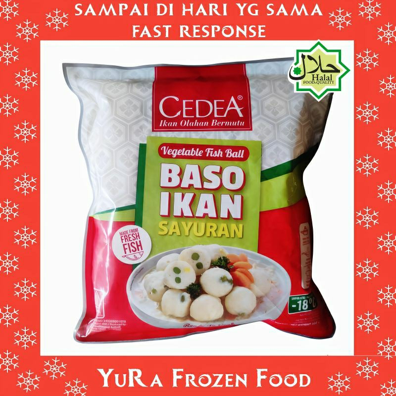 

CEDEA Baso Ikan Sayuran 500gr Bakso Ikan Sayuran Olahan Berkualitas Makanan Halal Enak