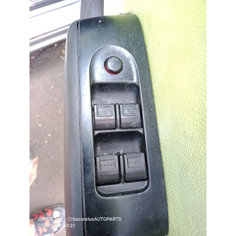 tombol master power window Honda jazz gd3