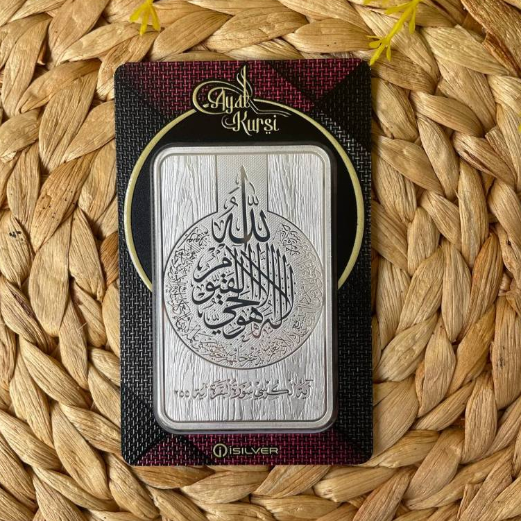 isilver ayat kursi/isilver kawah ijen/perak isilver/logam mulia perak