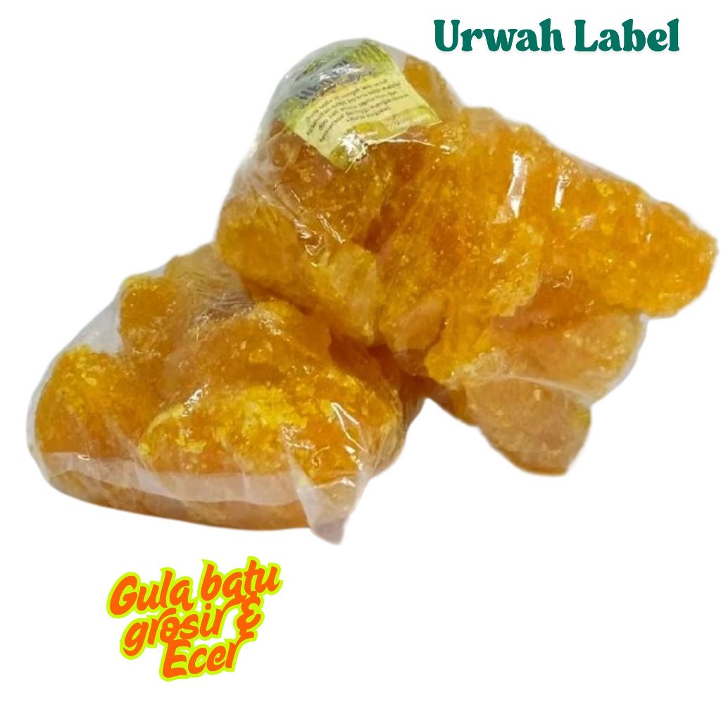 

Gula Batu Kuning Khas Cirebon 1kg Manis Khas Jawa cap gaja dan beruang