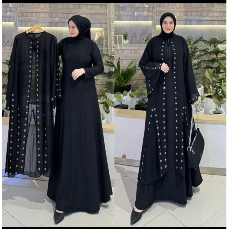 as salam collection-abaya hitam abaya hitam dewasa abaya turki abaya hitam elegan abaya hitam dewasa