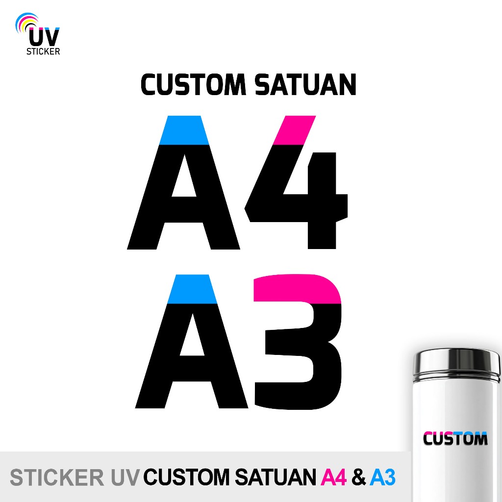 

CUSTOM STIKER UV - SATUAN UKURAN A4 & A3 | STICKER UV, STICKER MOTOR, STICKER MOBIL, STICKER HELM, STICKER TUMBLER, STICKER 3D, STICKER UV DTF BY UVSticker