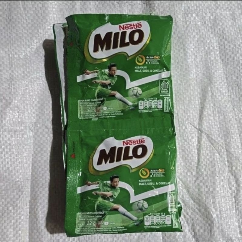 

Susu coklat milo renteng isi 10