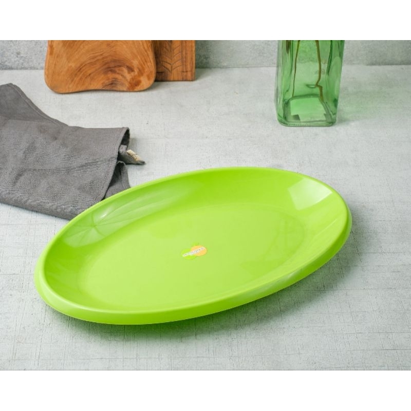 Piring Ikan - Piring Lauk - Golden Sunkist - PI8006 - Hijau