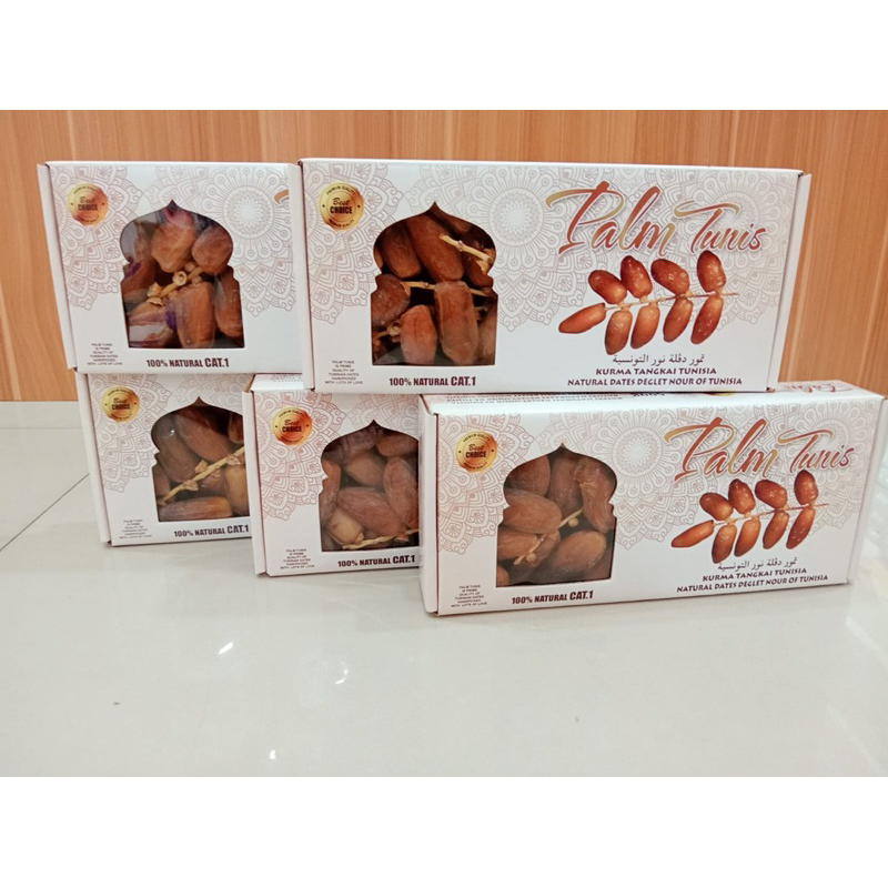 

Kurma tangkai palm tunis kemasan dus 500gram kurma palm tunis original