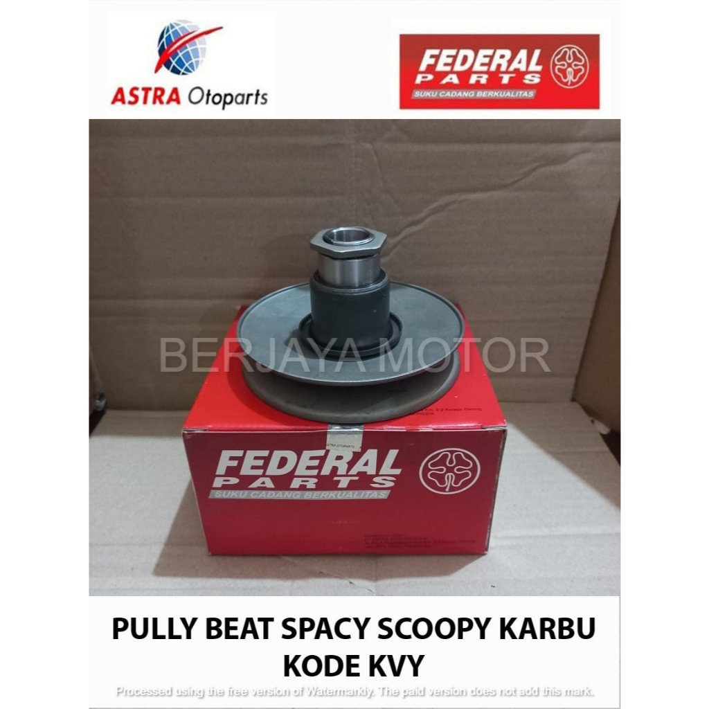 PULLY BEAT SPACY SCOOPY KARBU KVY FEDERAL ORIGINAL