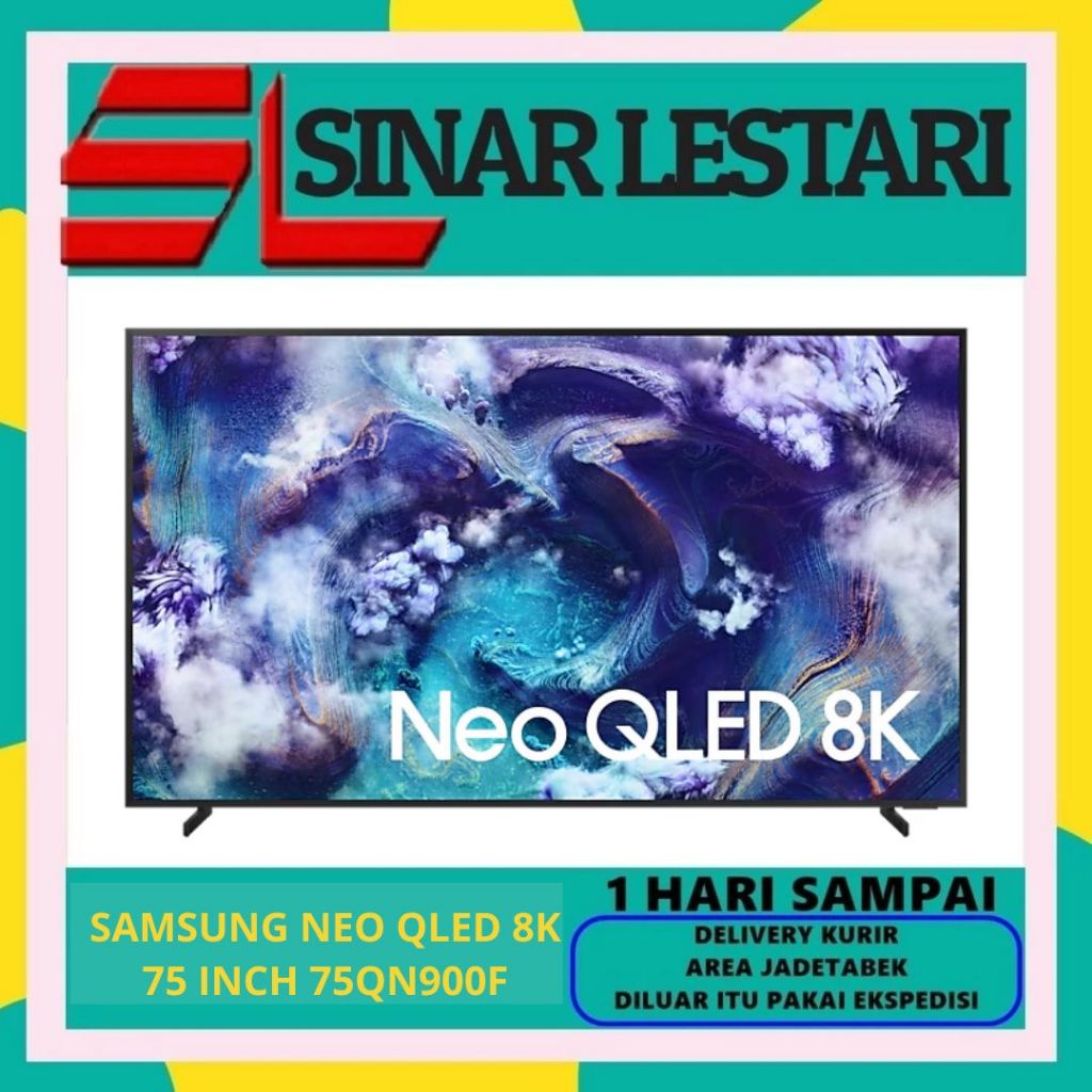 SAMSUNG 75QN900F NEO QLED 8K 75 INCH VISION AL SMART TV QA75QN900FKXXD NEW (2025)