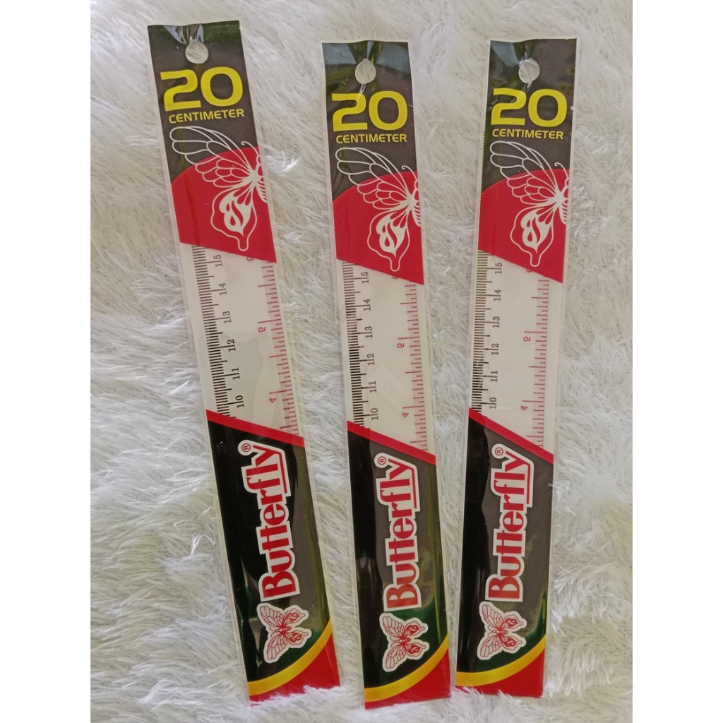 

Penggaris Butterfly 20cm