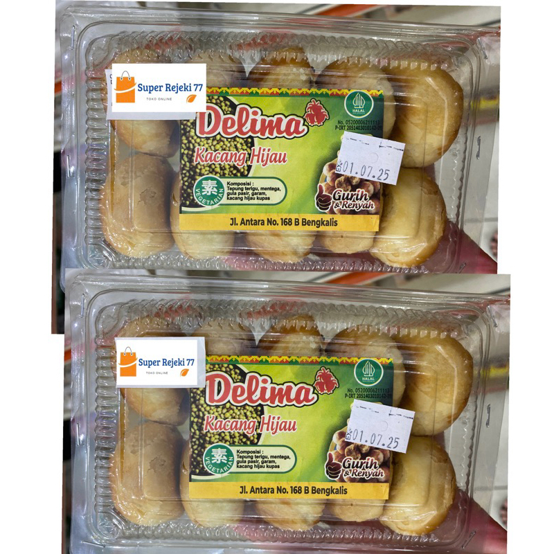 

BAKPIA KUE KACANG HIJAU DELIMA KHAS BENGKALIS - TAUSA PIA VEGETARIAN