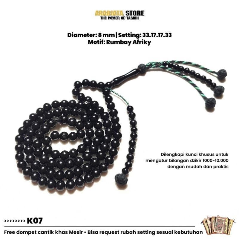 Tasbih Kokka Kaukah Tua Mesir Original
