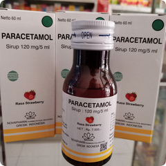 PARACETAMOL 120 MG SIRUP 60 ML NOVA