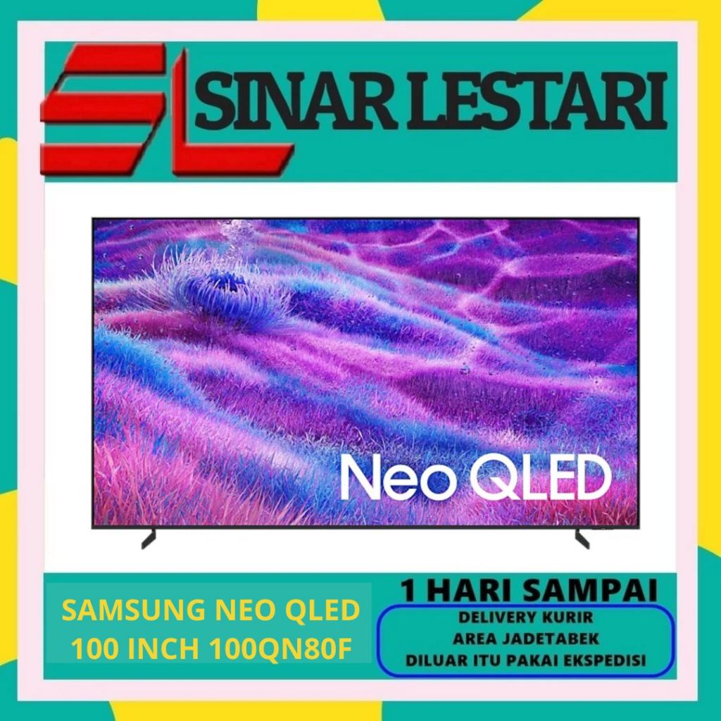 SAMSUNG 100QN80F SMART TV NEO QLED 100 INCH 4K VISION QA100QN80FAKXXD NEW (2025)