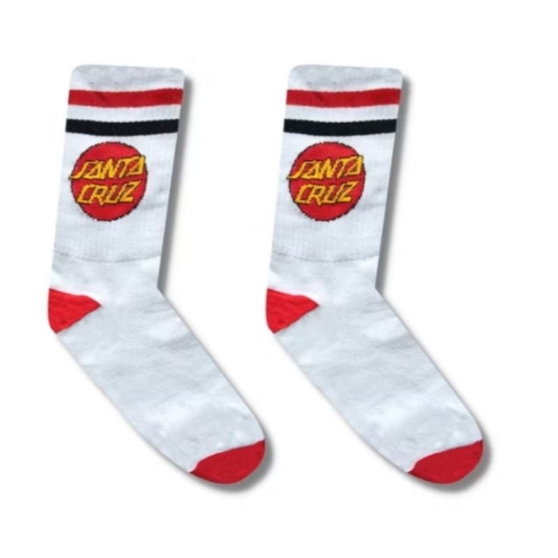 KAOS KAKI MOTIF PREMIUM KAOS KAKI SKATE OLDSCHOOL SANTA CRUZ