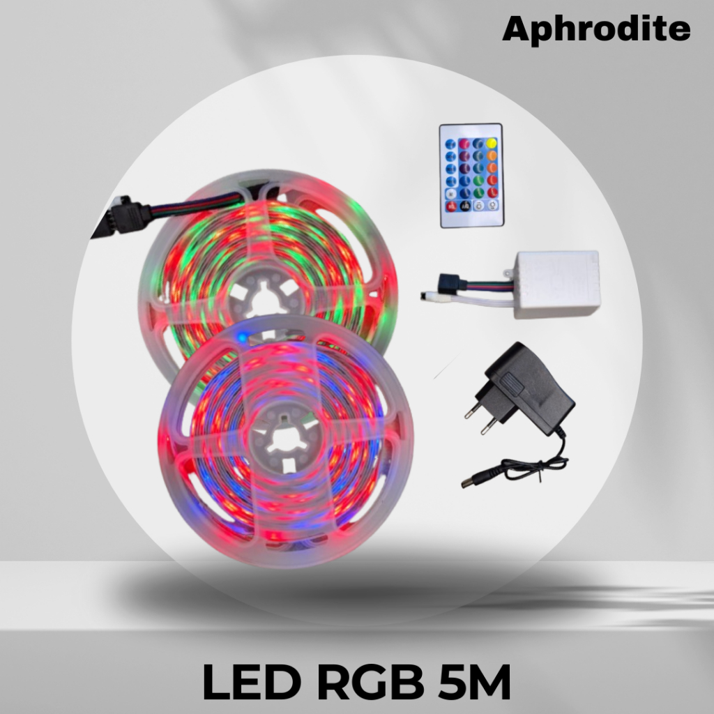LED STRIP LAMPU LED RGB PANJANG 5M WARNA WARNI LAMPU HIAS