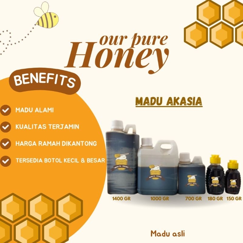 

MADU AKASIA ELEGAN JERNIH 100% MURNI TANPA CAMPURAN ENAK