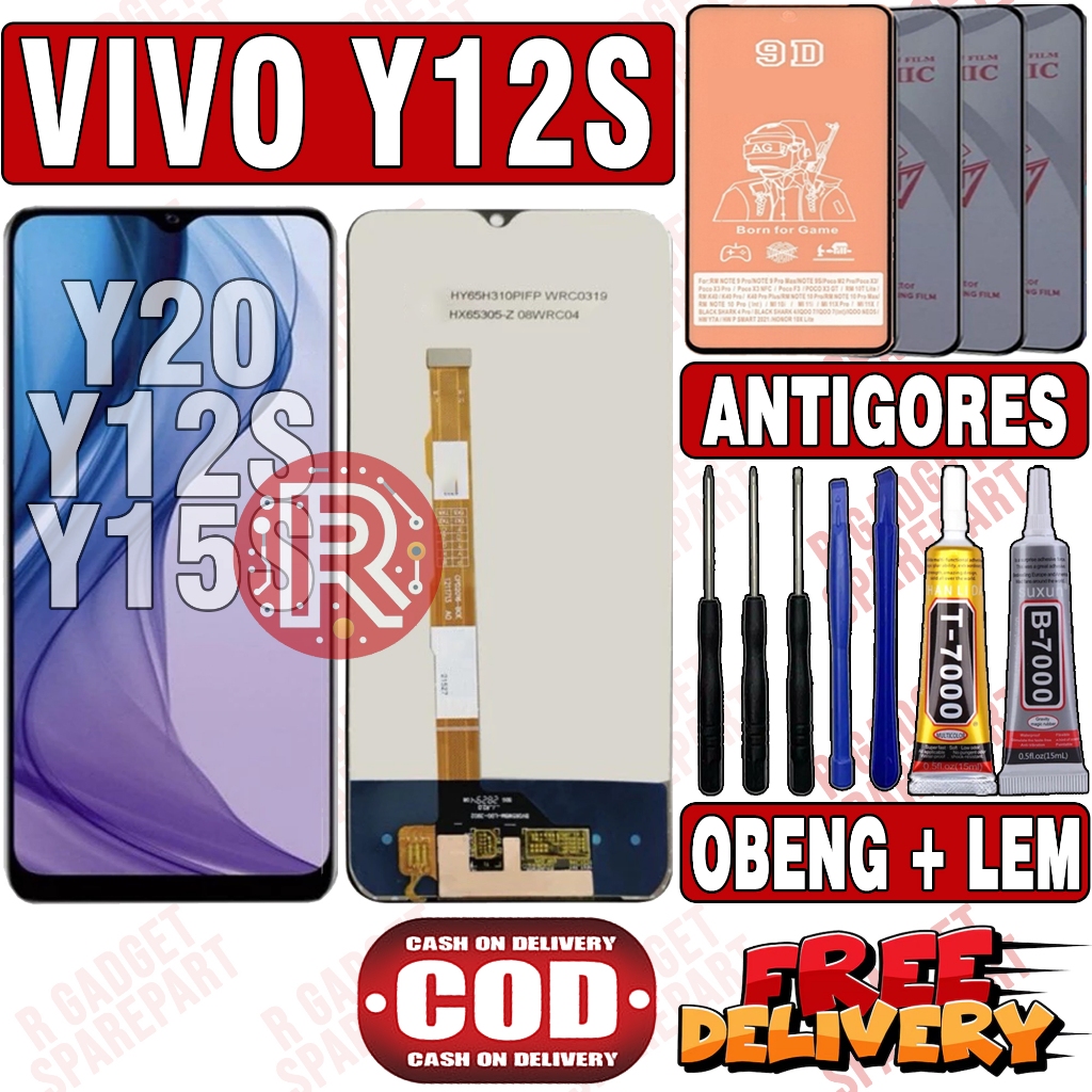 LCD VIVO Y12S ORIGINAL OEM LCD TOUCHSCREEN VIVO Y12S FULLSET