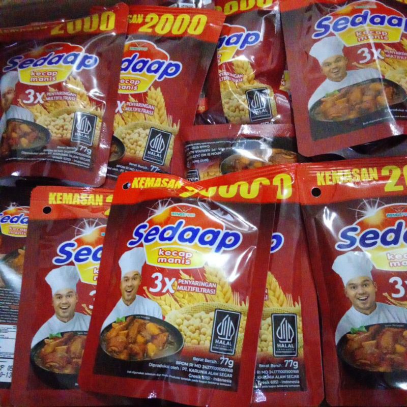 

Kecap Sedap kemasan 77 gr satu karton